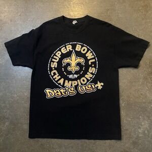 Y2K New Orleans Saints‎ Shirt Adult Large Superbowl XLIV Champions
